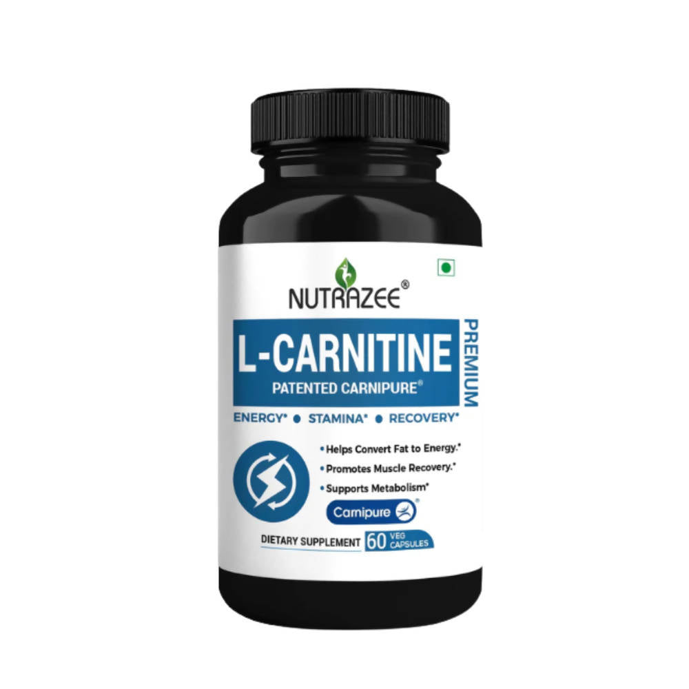 Nutrazee L-Carnitine Patented Carnipure Capsules | Grocsy