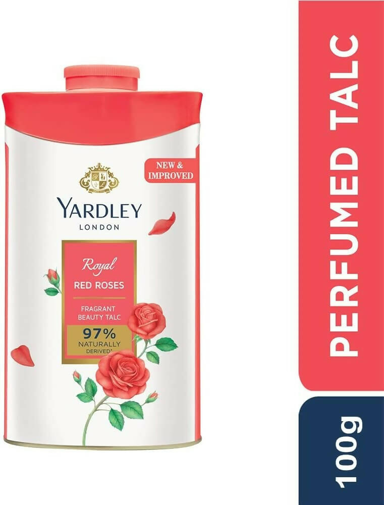 Yardley London Royal Red Rose Talc Powder For Women | Grocsy