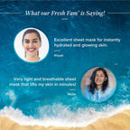 Aqualogica Glow+ Lush Sheet Mask, Instant Hydration & Glowing Skin | Grocsy