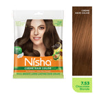 Nisha Creme Hair Color for Women - Chocolate-Blonde | Grocsy