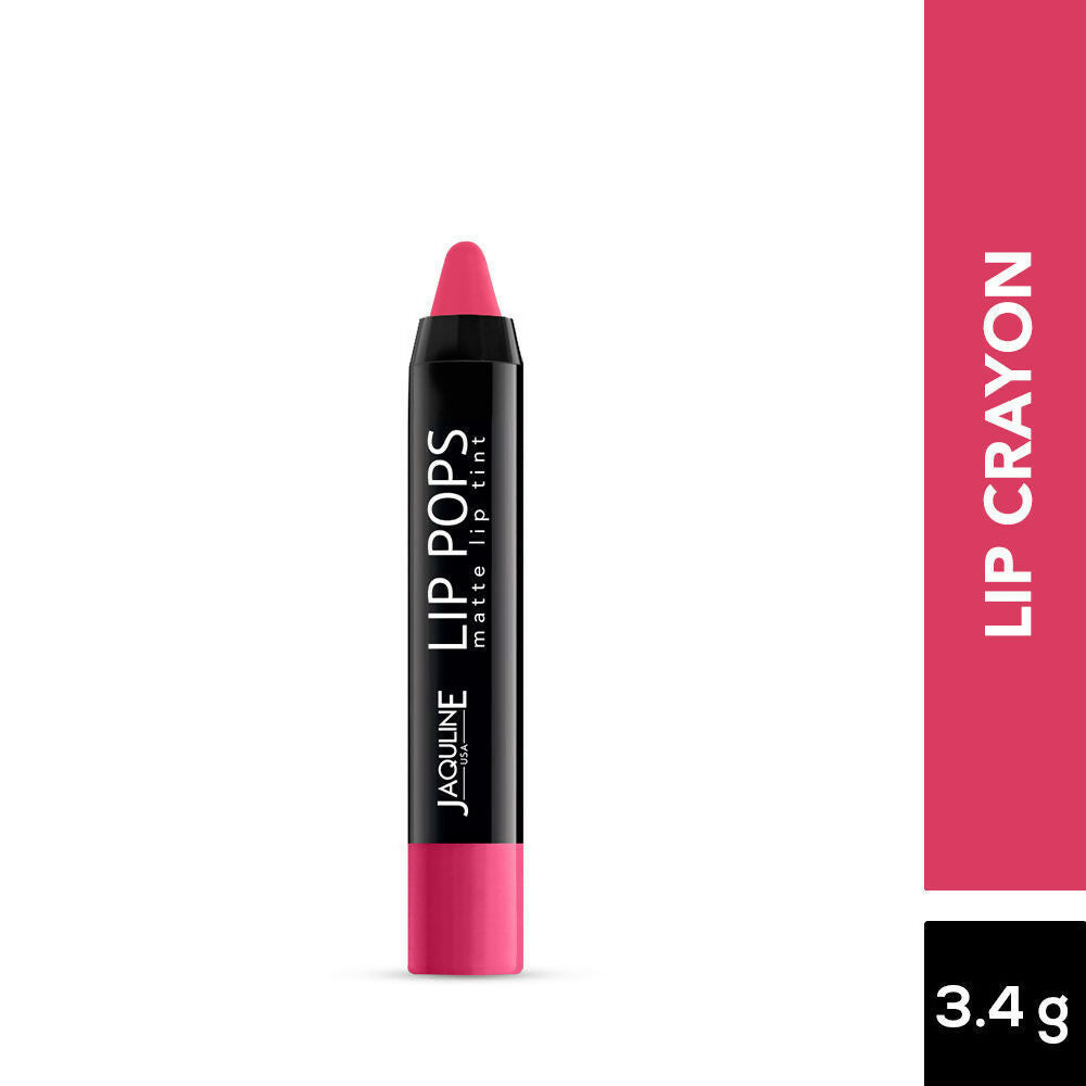 Jaquline USA Lip Pops Matte Lip Tint - Pink Pop 06 | Grocsy