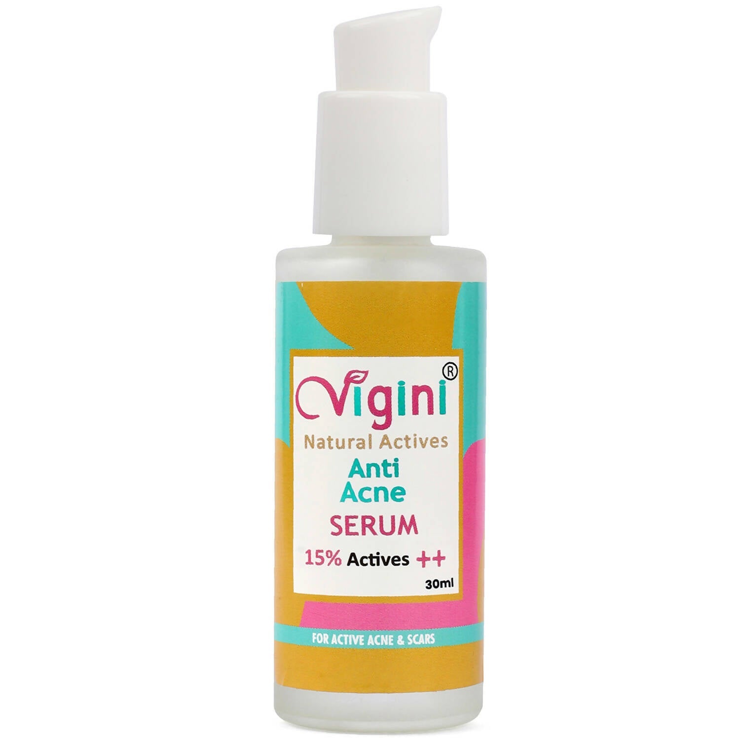 Vigini 15% Anti Acne Day Night Face Serum for Men Women Oily Skin | Grocsy