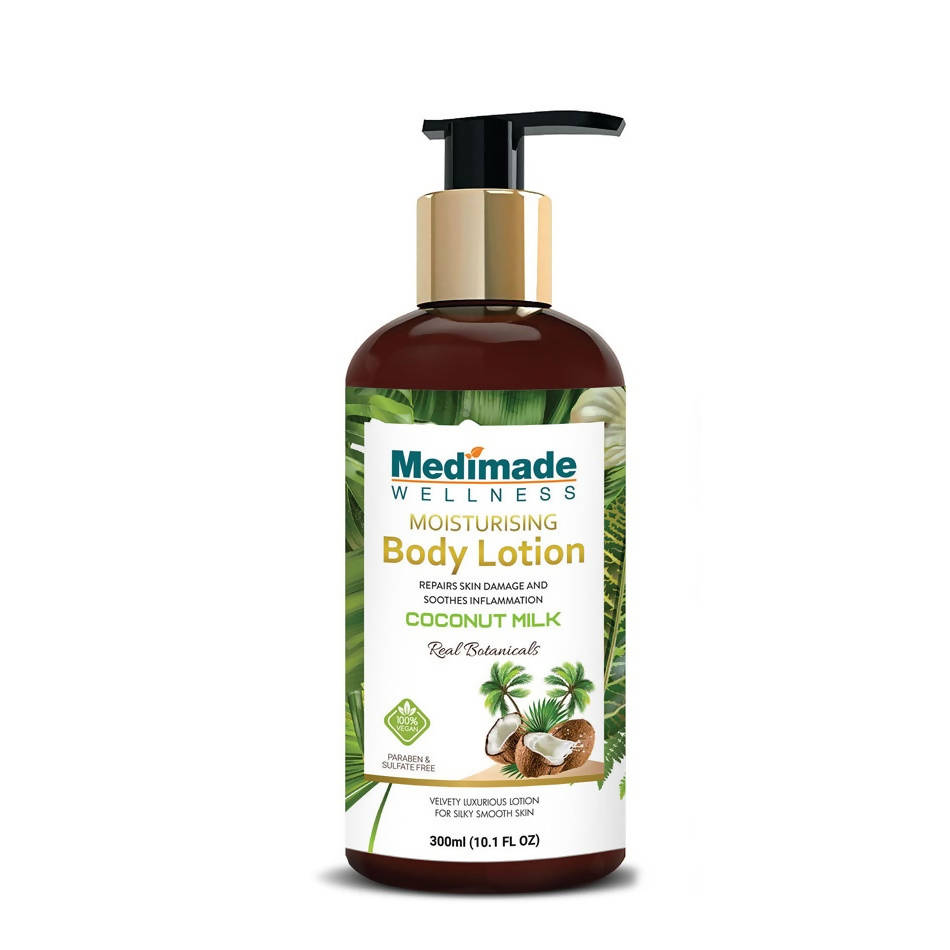 Medimade Wellness Moisturising Body Lotion With Coconut Milk | Grocsy