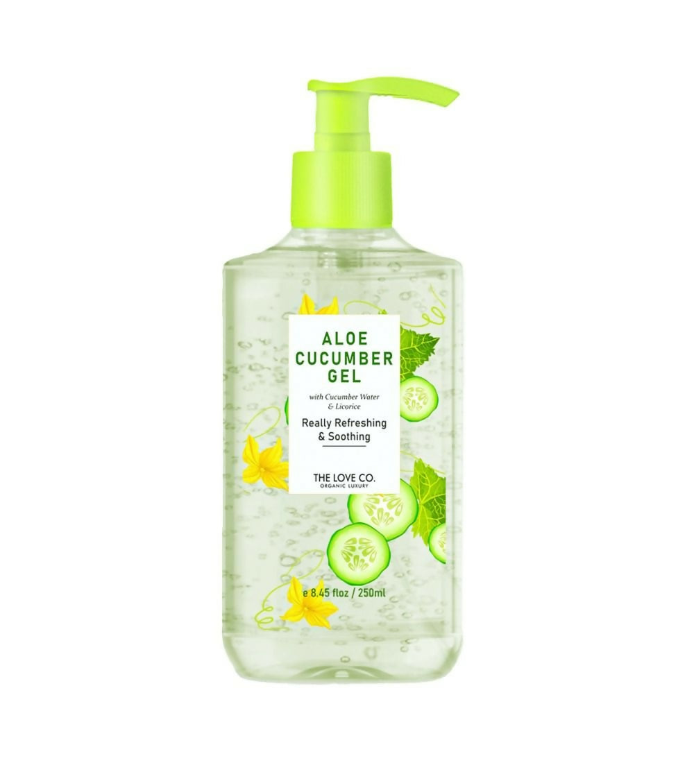 The Love Co. Cucumber Aloe Vera Gel For Face | Grocsy