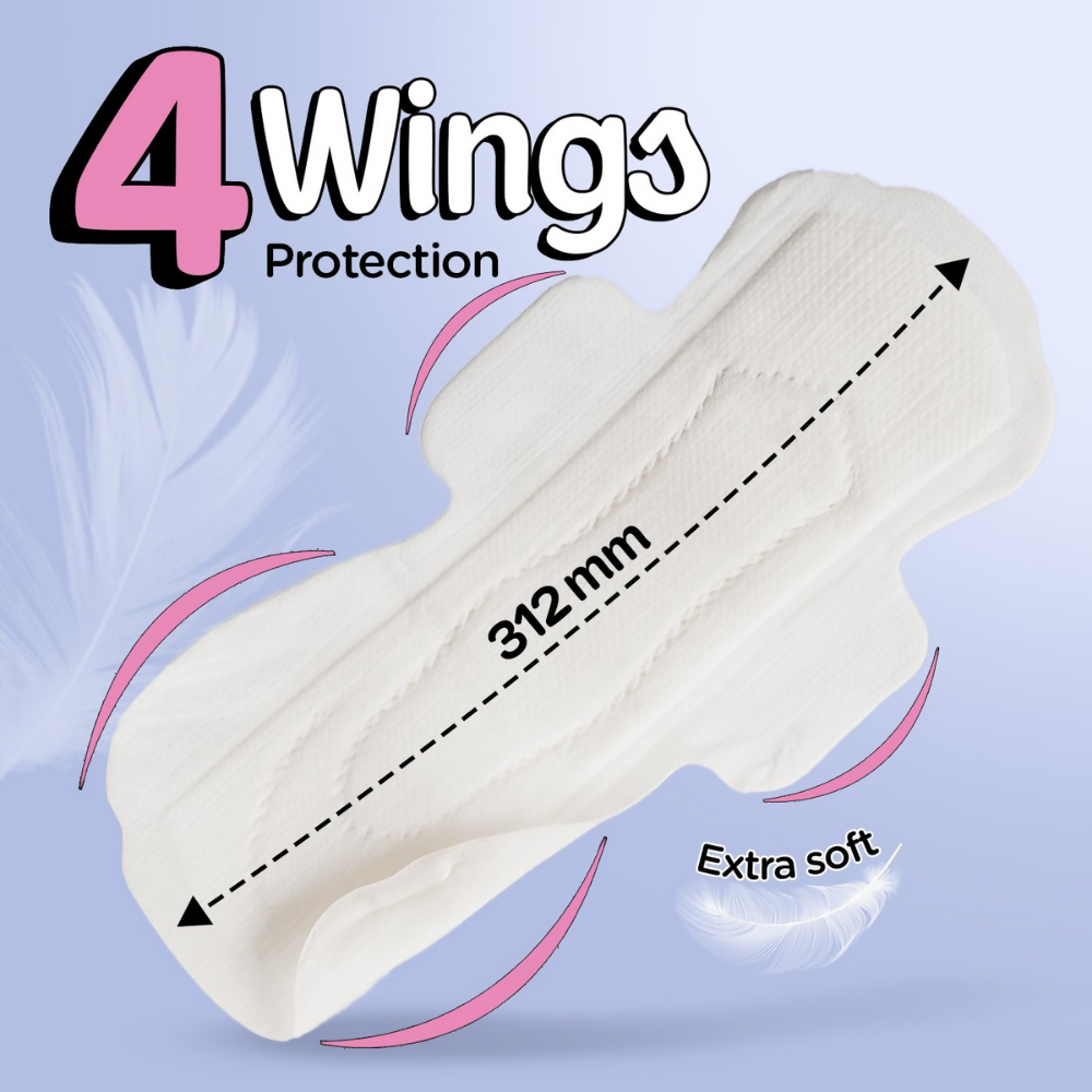 Pee Safe Comfort Ultra Thin Sanitary Pads For Women - XXL | Grocsy