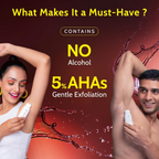 Chemist at Play UnderArm Roll-On with 5% AHA Royal Oudh Fragrance | Grocsy