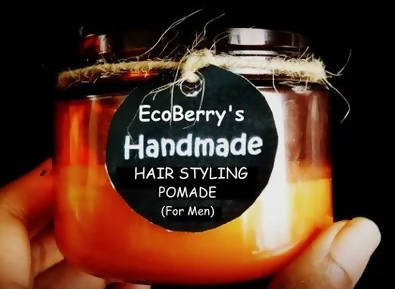 Ecoberry Handmade Hair Styling Pomade (For Men) | Grocsy
