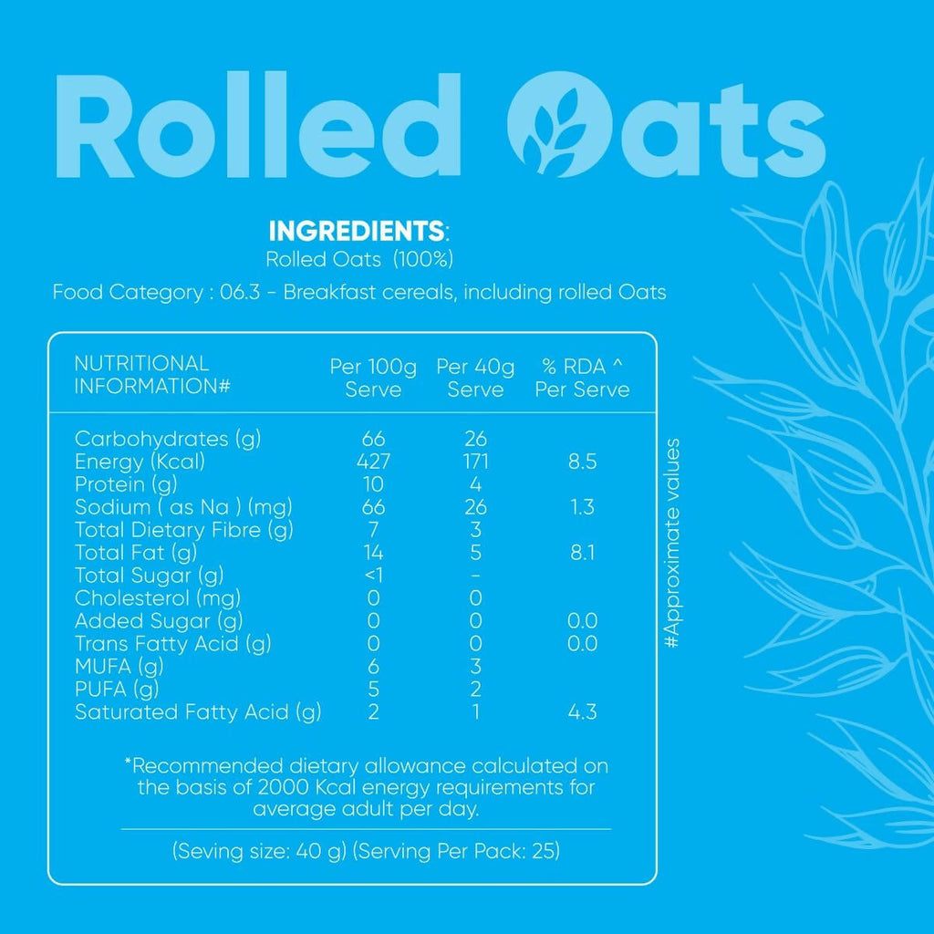 Myfitness Rolled Oats | Grocsy