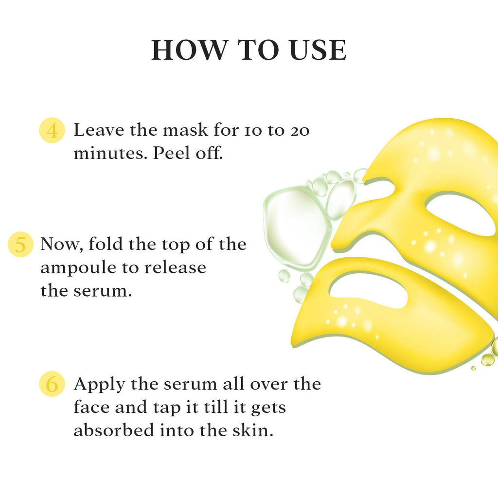 Professional O3+ Vitamin C Hydrogel Facial Mask For Radiant & Glowing Skin | Grocsy
