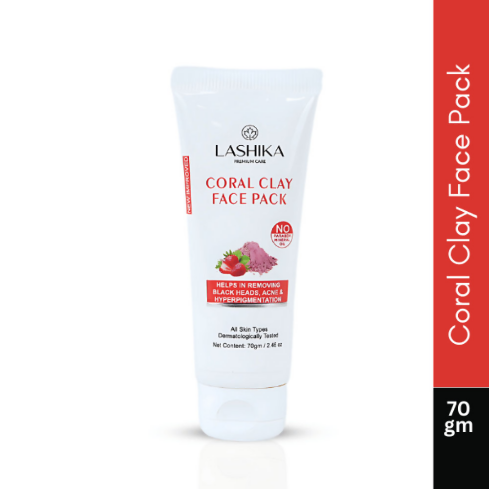 Lashika Coral Clay Face Pack | Grocsy