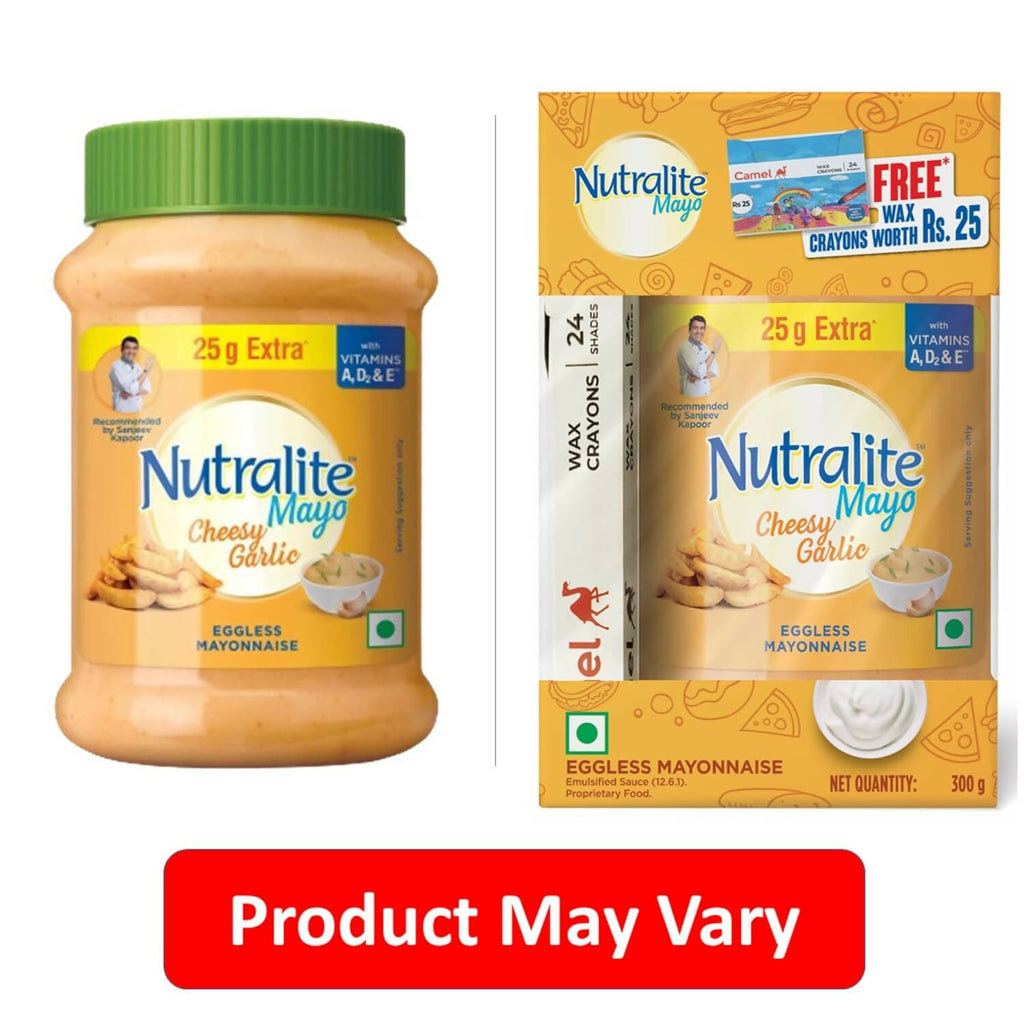 Nutralite Mayo Cheesy Garlic|Eggless Mayonnaise | Grocsy