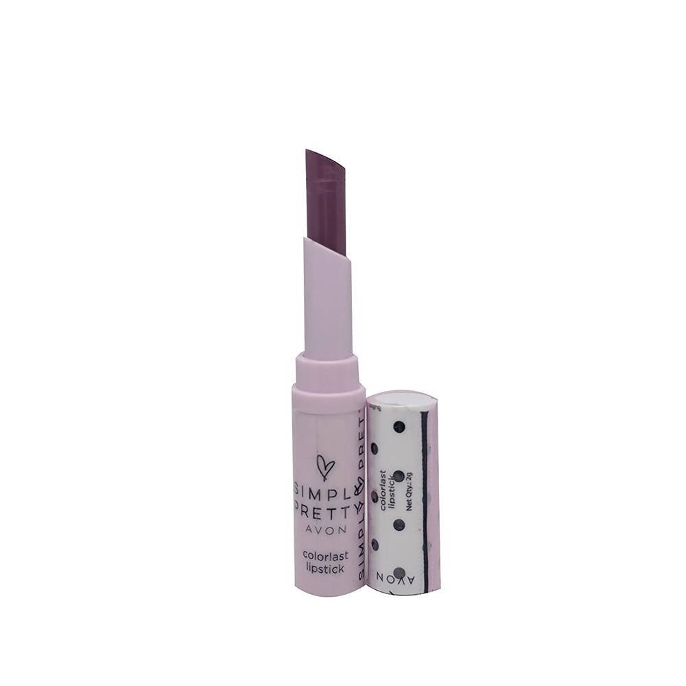 Avon Simply Pretty Color Last Lipstick - Plumberry | Grocsy