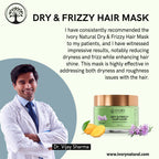 Ivory Natural Dry Rough Hair Mask For Smooths Hair, Frizz Reduction | Grocsy