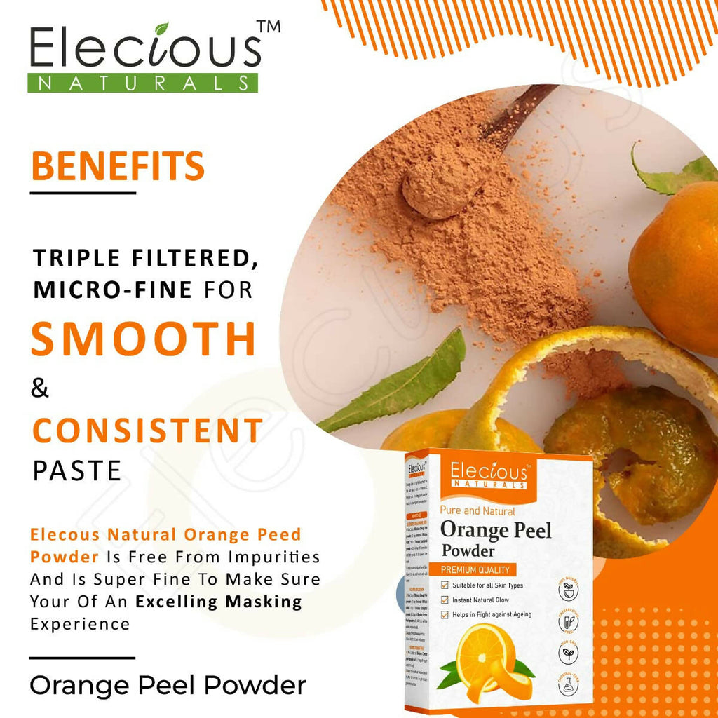 Elecious Naturals Orange Peel Powder | Grocsy