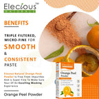 Elecious Naturals Orange Peel Powder | Grocsy