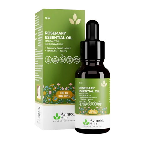 Avimee Herbal Rosemary Essential Hair Oil with Vitamin E & Nansyl | Grocsy