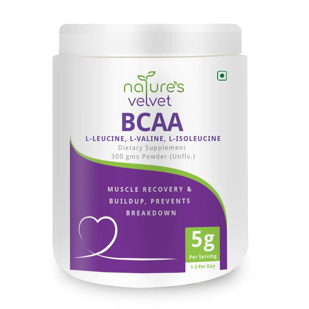 Nature's Velvet BCAA L-Leucine, L-Valine, L-Isoleucine Powder | Grocsy