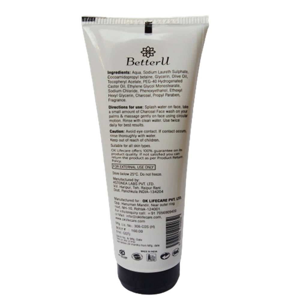 BetterU Ultra Cleaning Activated Charcoal Face Wash | Grocsy