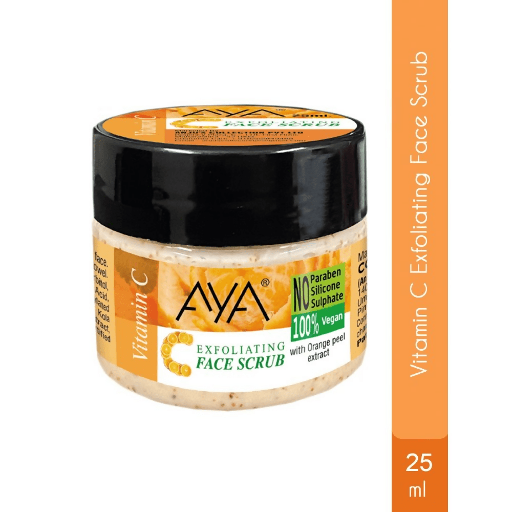 AYA Vitamin C Exfoliating Face Scrub | Grocsy