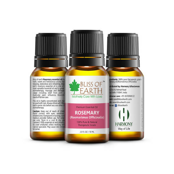 Bliss of Earth Premium Essential Oil Rosemary | Grocsy
