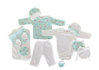 My Tiny Wear Full Sleeves New Born Baby Gift Set - Peach | Grocsy