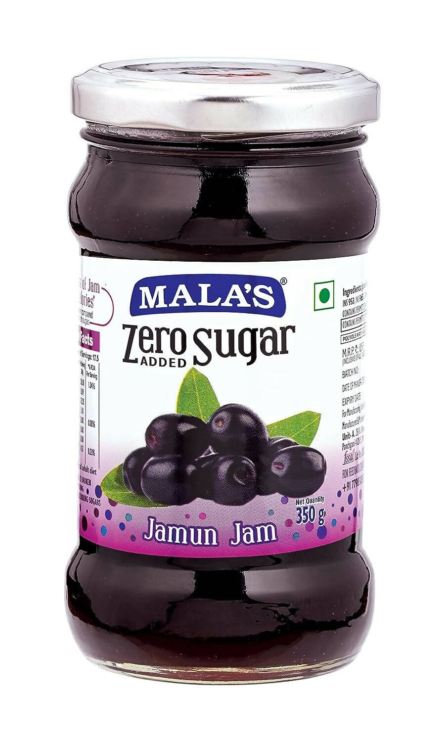 Mala's Zero Sugar Jamun Jam | Grocsy