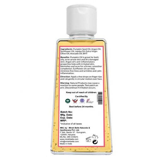 Mirah Belle Pumpkin Seed Sebum Balancing Face Oil | Grocsy