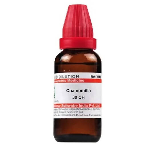 Dr. Willmar Schwabe India Chamomilla Dilution | Grocsy