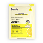 Sanfe Instant Depigmentation Lemon Facial Mask | Grocsy