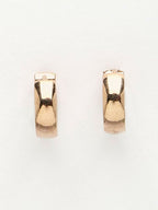 NVR Men's Rose Gold Plated Hoop Earrings | Grocsy