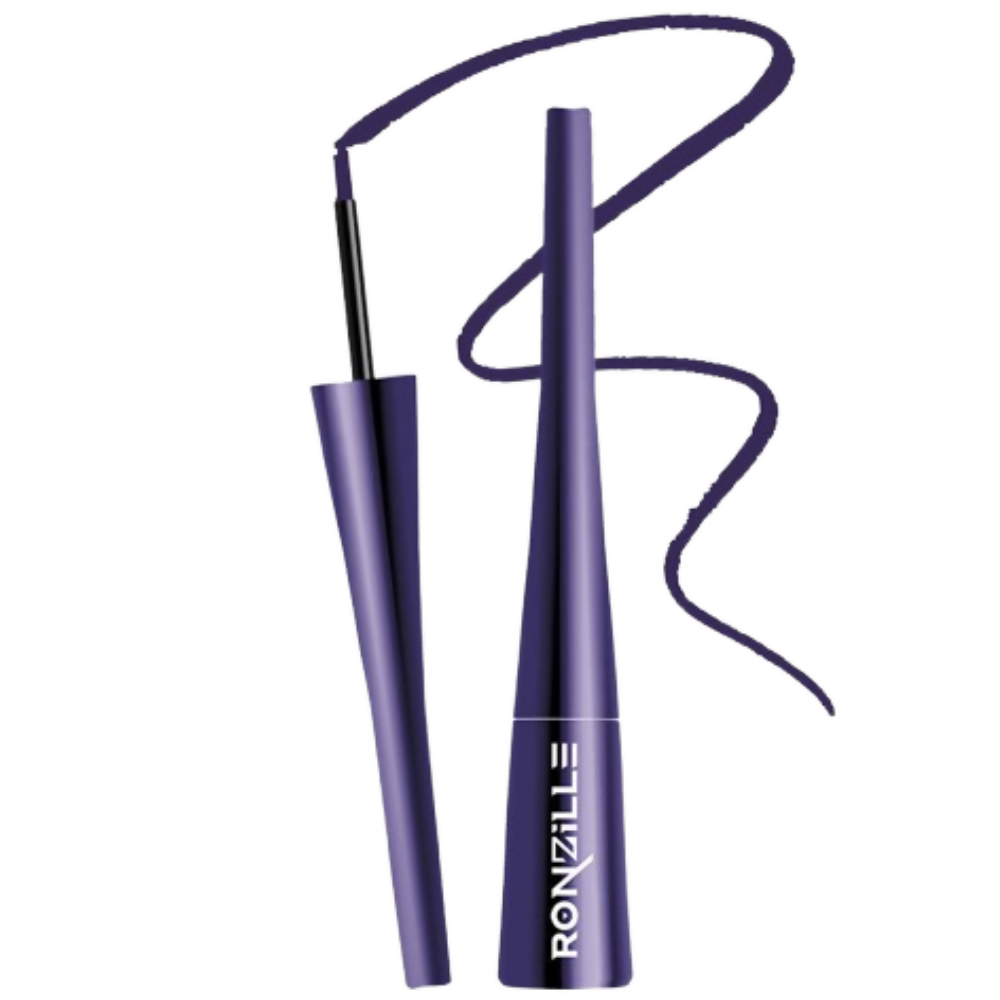 Ronzille Smudgeproof And Waterproof Liquid Matte Eyeliner - Blue | Grocsy