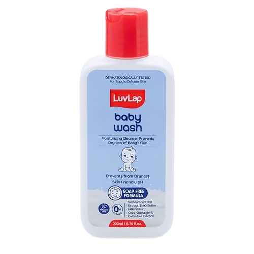 LuvLap Baby Wash with Milk Protein, Oatmeal, Shea Butter and Vitamin E | Grocsy