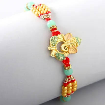 Divine Lord Ganesha Rakhi | Grocsy