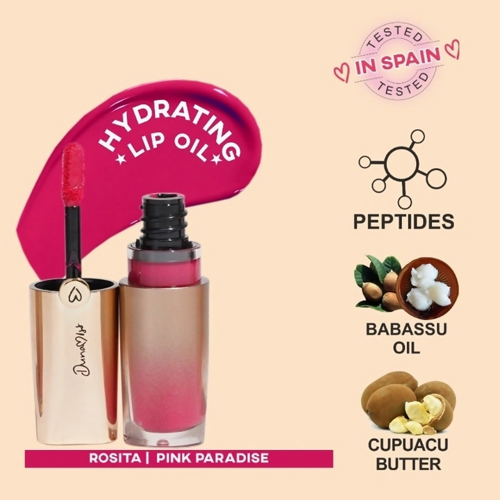 Dunamiss Rosita Hydrating Tinted Lip Oil Pink Paradise | Grocsy