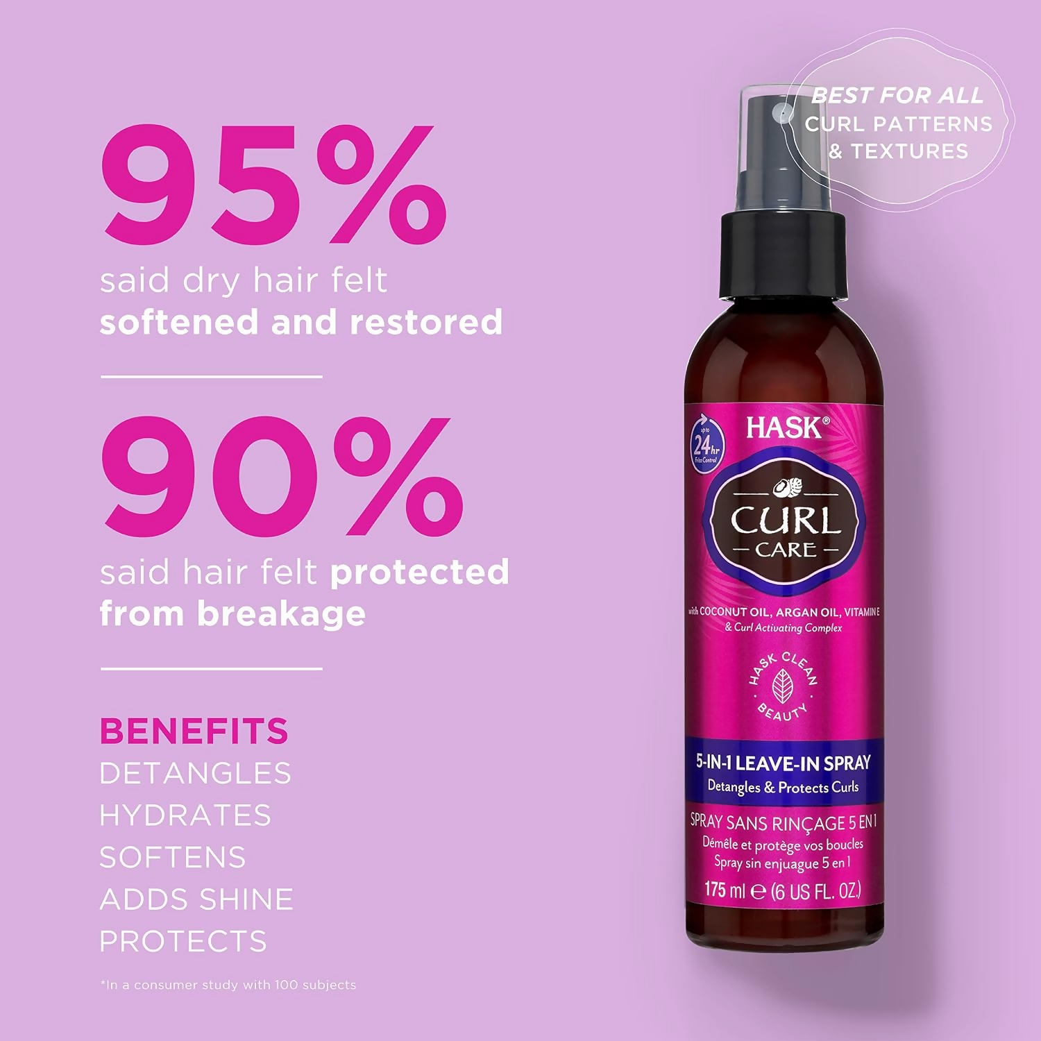 HASK Curl Care 5-In-1 Leave In Spray | Grocsy