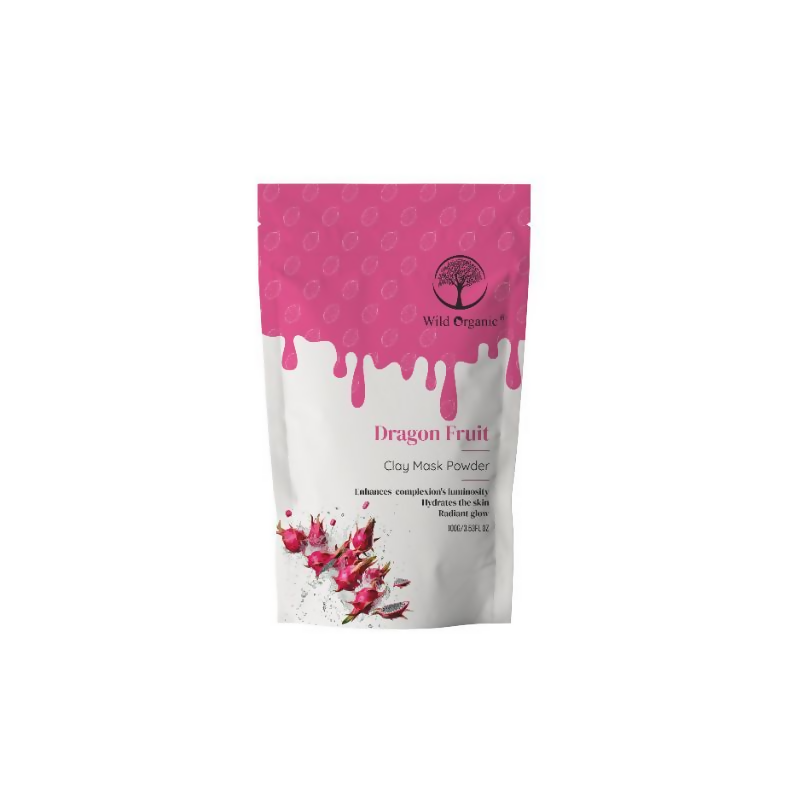 Wild Organic Dragon Fruit Clay Mask Powder | Grocsy
