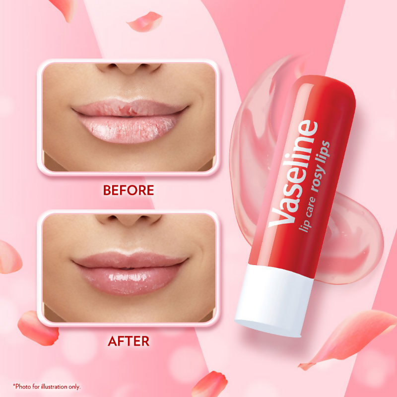 Vaseline Lip Care Lip Balm Stick - Rosy Lips | Grocsy