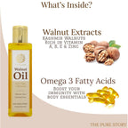 The Pure Story Natural Cold Pressed Oil for Hair & Skin with Walnut | Grocsy