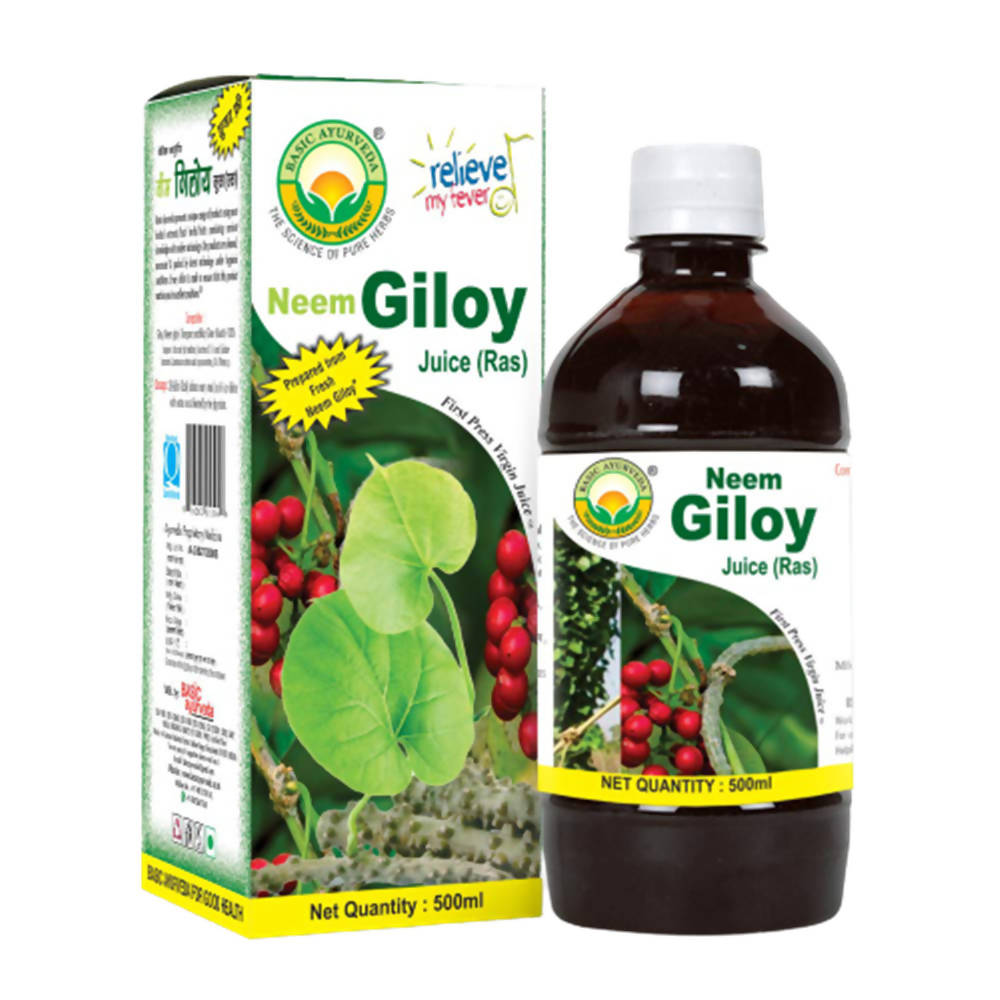 Basic Ayurveda Neem Giloy Juice (Ras) | Grocsy