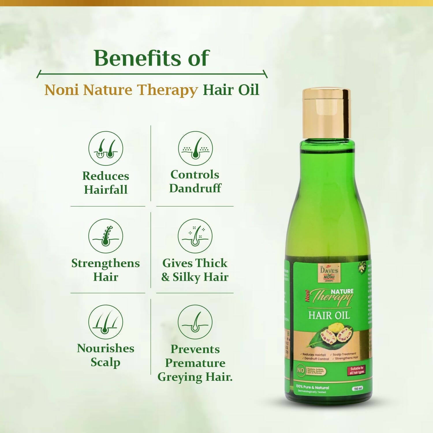 The Dave's Noni Nature Therapy Hair Oil | Grocsy