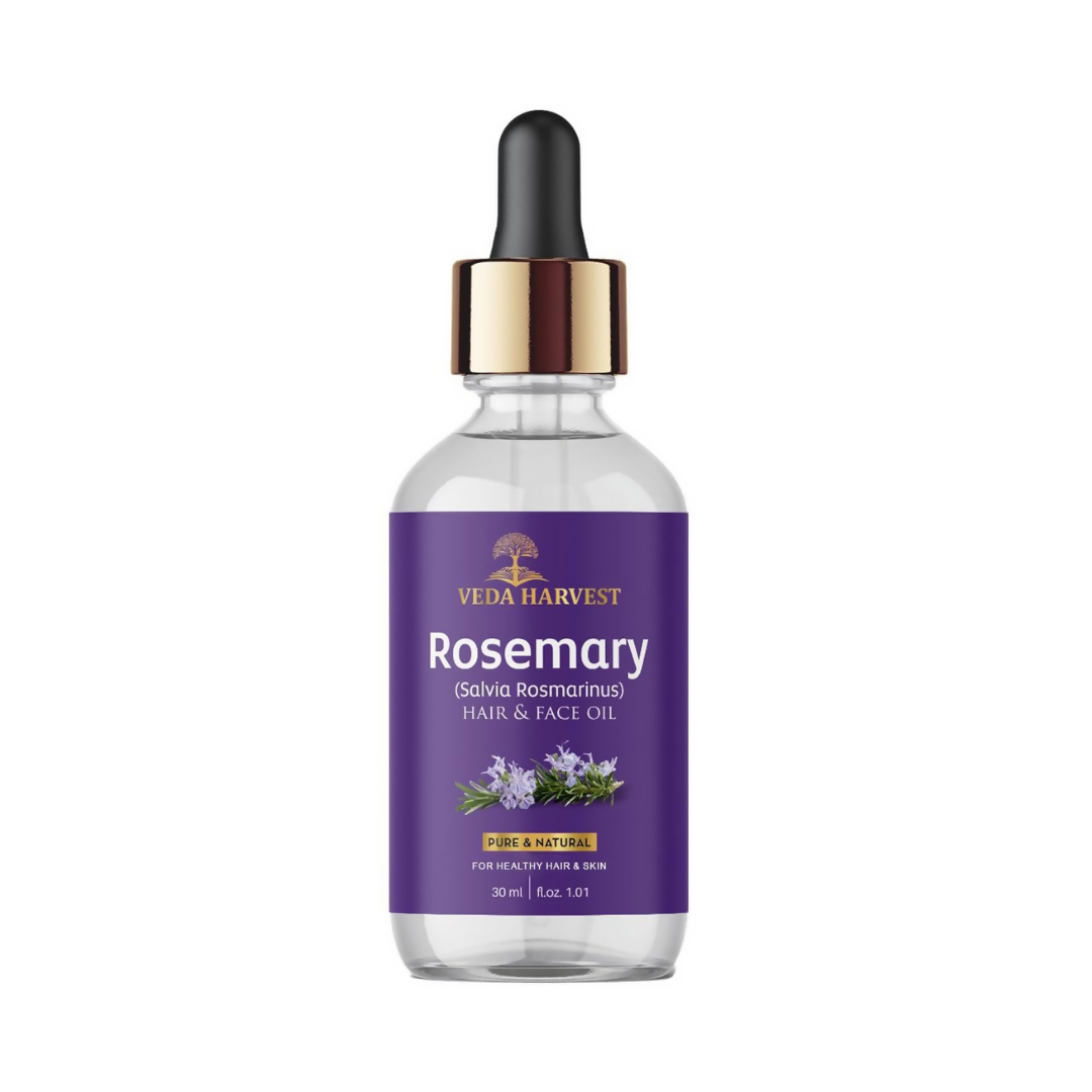 Veda Harvest Rosemary Essential Oil Hair Strengthen & Scalp Nourishment | Grocsy