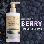 mCaffeine Blueberry Swirl Serum Body Lotion 72 hrs Deep Moisturization With Niacinamide | Grocsy
