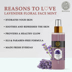 Buddha Natural Lavender Facial Mist Toner - For Instant Glow and Hydration Men & Women | Grocsy