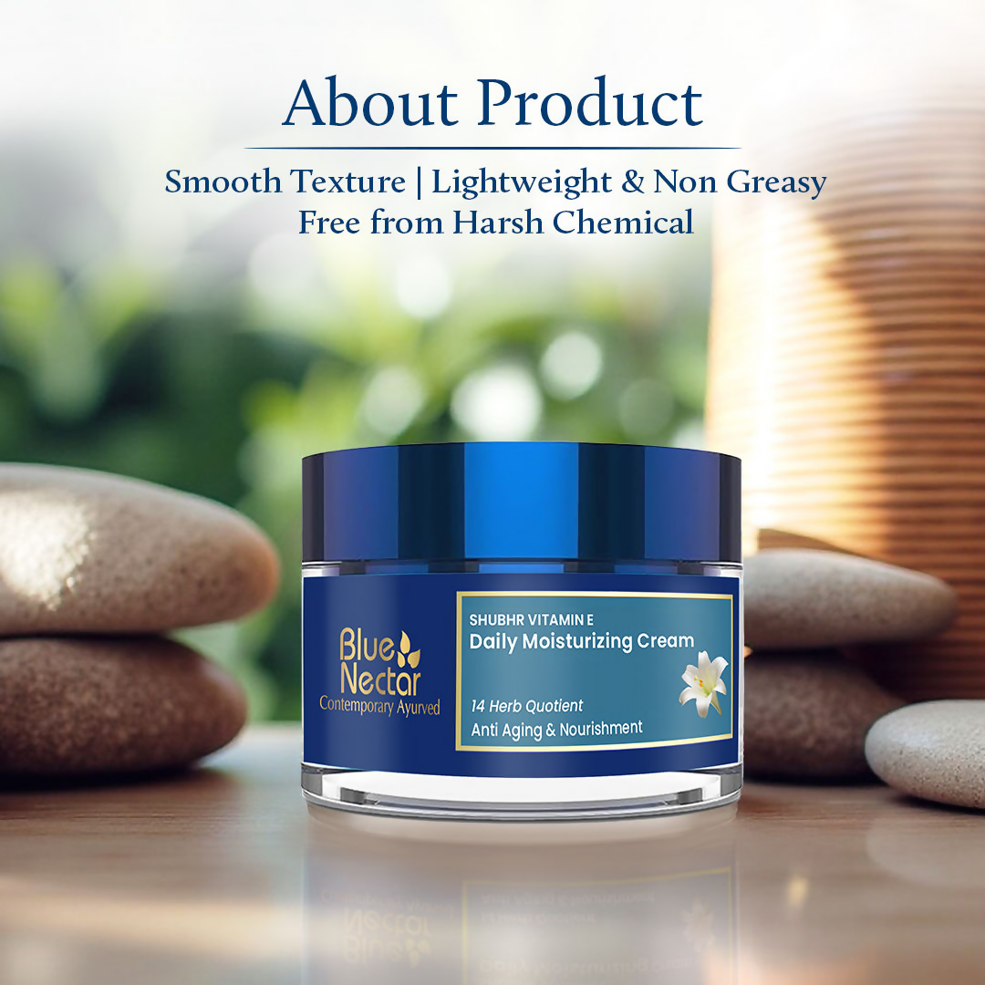 Blue Nectar Vitamin E Cream For Anti-Aging & Nourishment | Grocsy
