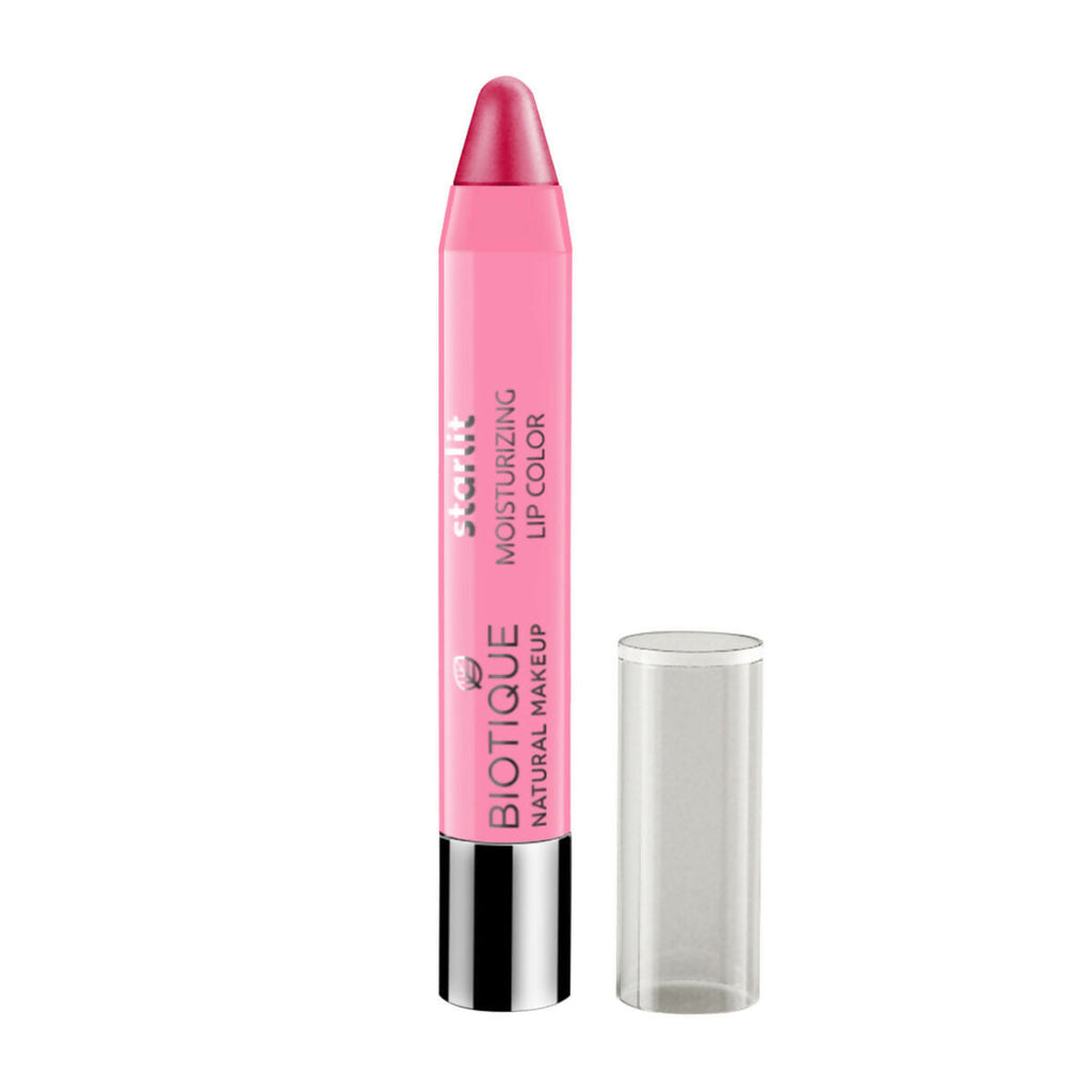 Biotique Starlit Moisturising Lipcolor - Carnation Angel-P210 | Grocsy