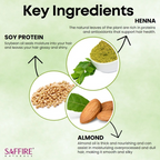Saffire Naturals Henna & Soy Protein Deep Root Nourishing Shampoo | Grocsy
