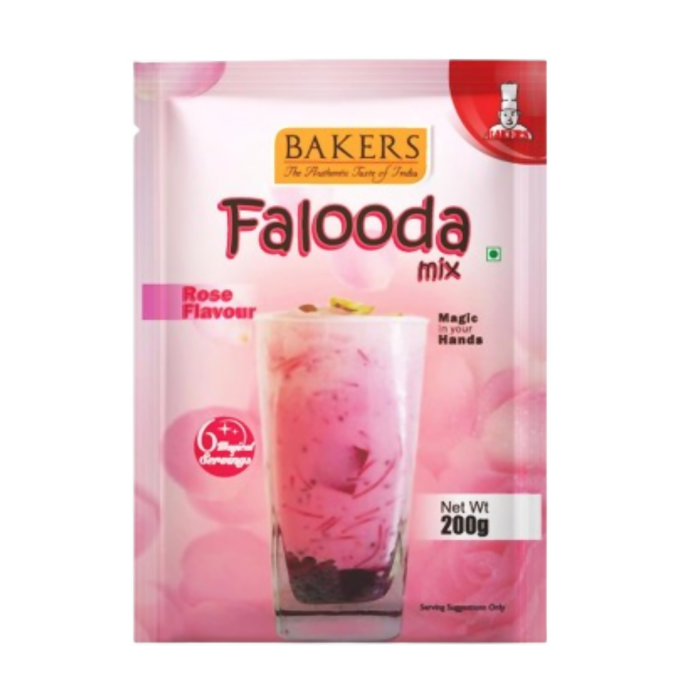 BAKERS Rose Flavored Falooda Mix | Grocsy