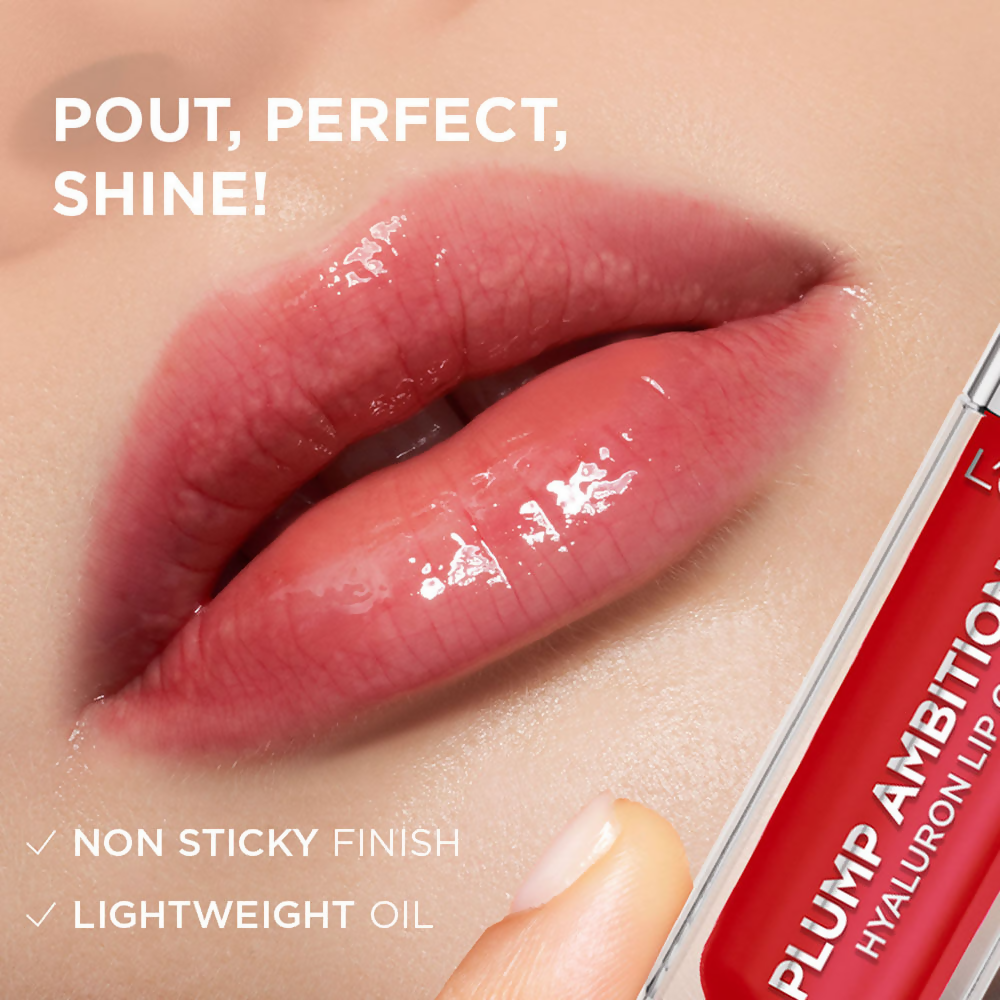 L'Oreal Paris Plump Ambition Hyaluron Lip Oil - 380 Rouge In Love | Grocsy