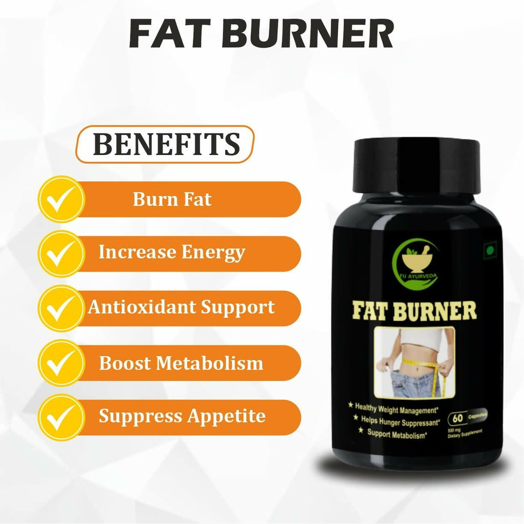 Fij Ayurveda Fat Burner Capsules | Grocsy