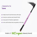 Plum Soft Blend Liner & Spoolie Brush Easy Pick-up 06 | Grocsy